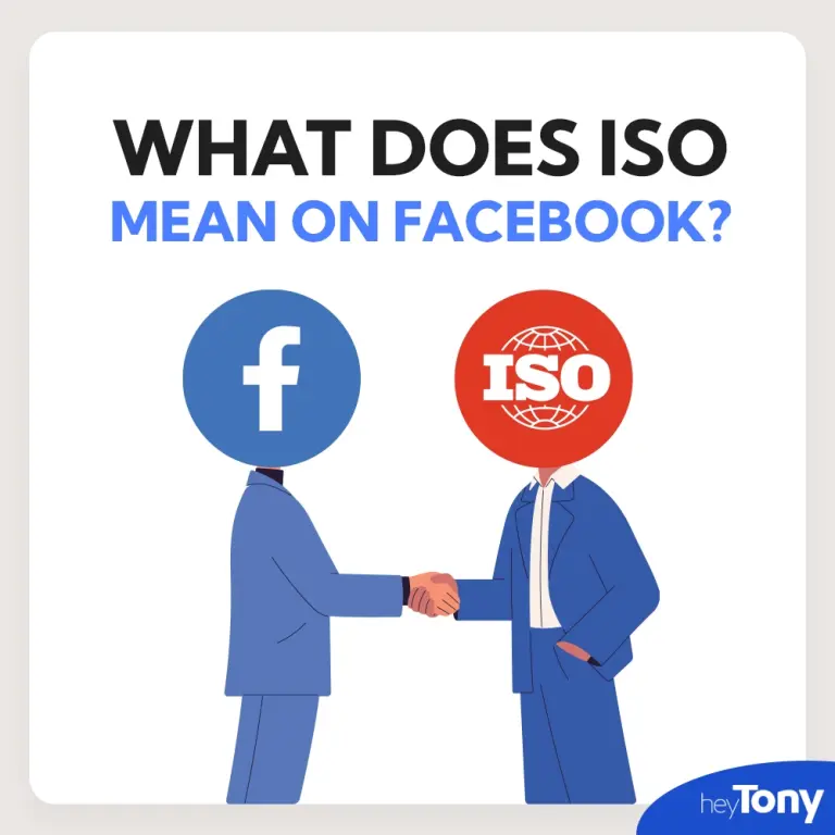 What does ISO mean on facebook